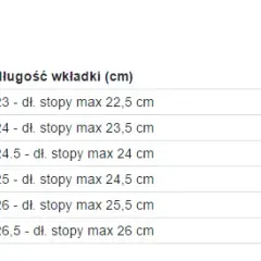 Buty rozmiar 40 damskie ile cm? Odkryj długość wkładki w centymetrach