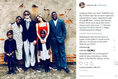 Madonna: Poznaj jej 6 dzieci biologiczne i adoptowane