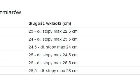 Buty rozmiar 40 damskie ile cm? Odkryj długość wkładki w centymetrach