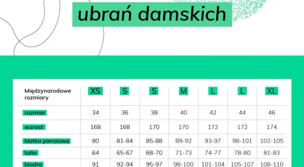 12 jaki to rozmiar damski? Poznaj różnice w systemach numeracji.