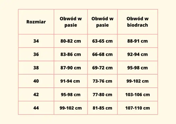 Rozmiar 44 damski - jakie wymiary ciała za tym stoją i jak je zmierzyć